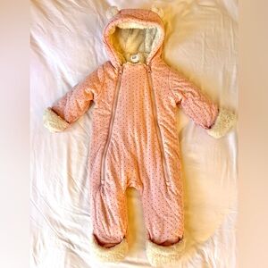 GAP Pink Dotted Kids Footie